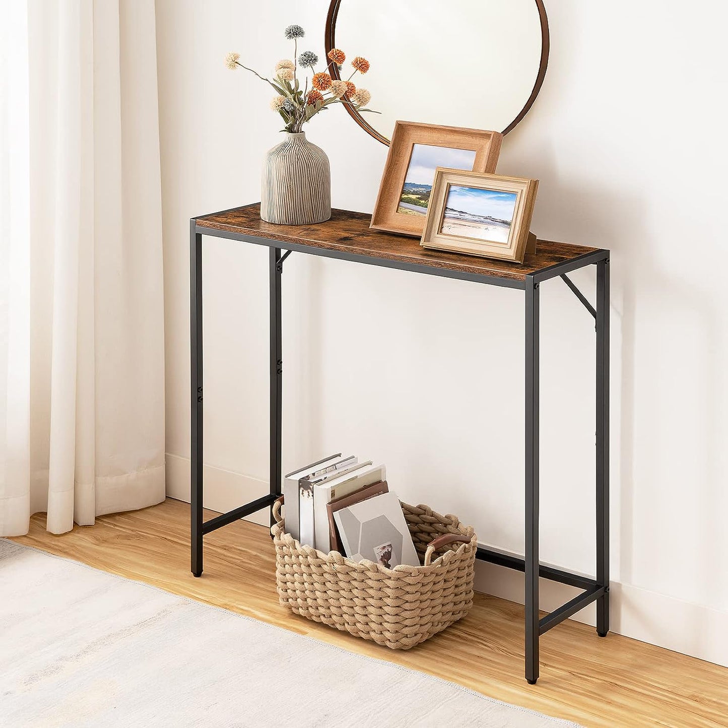 Console Table Simple Sofa Table Home Coffee Corner Display Entryway Table