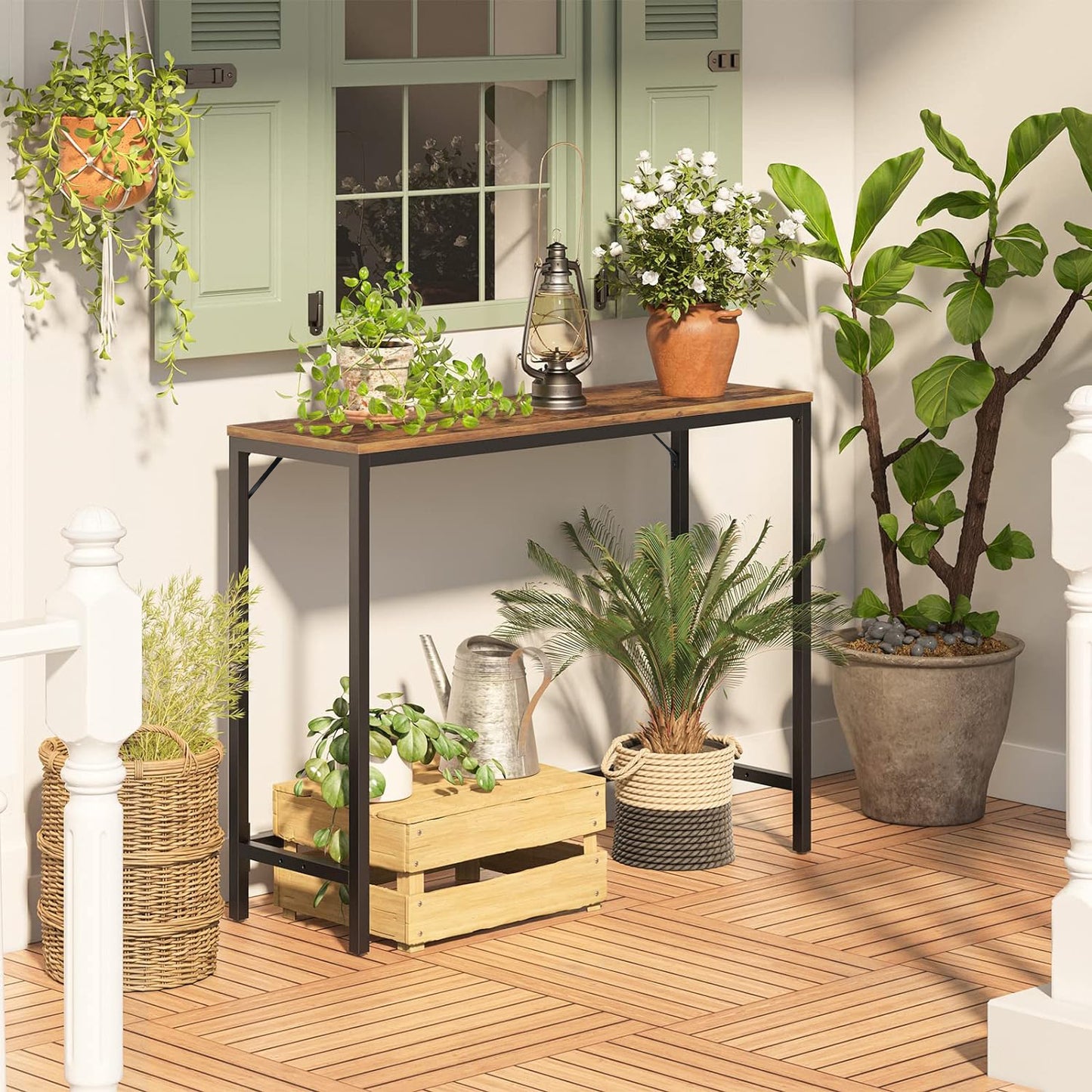 Console Table Simple Sofa Table Home Coffee Corner Display Entryway Table