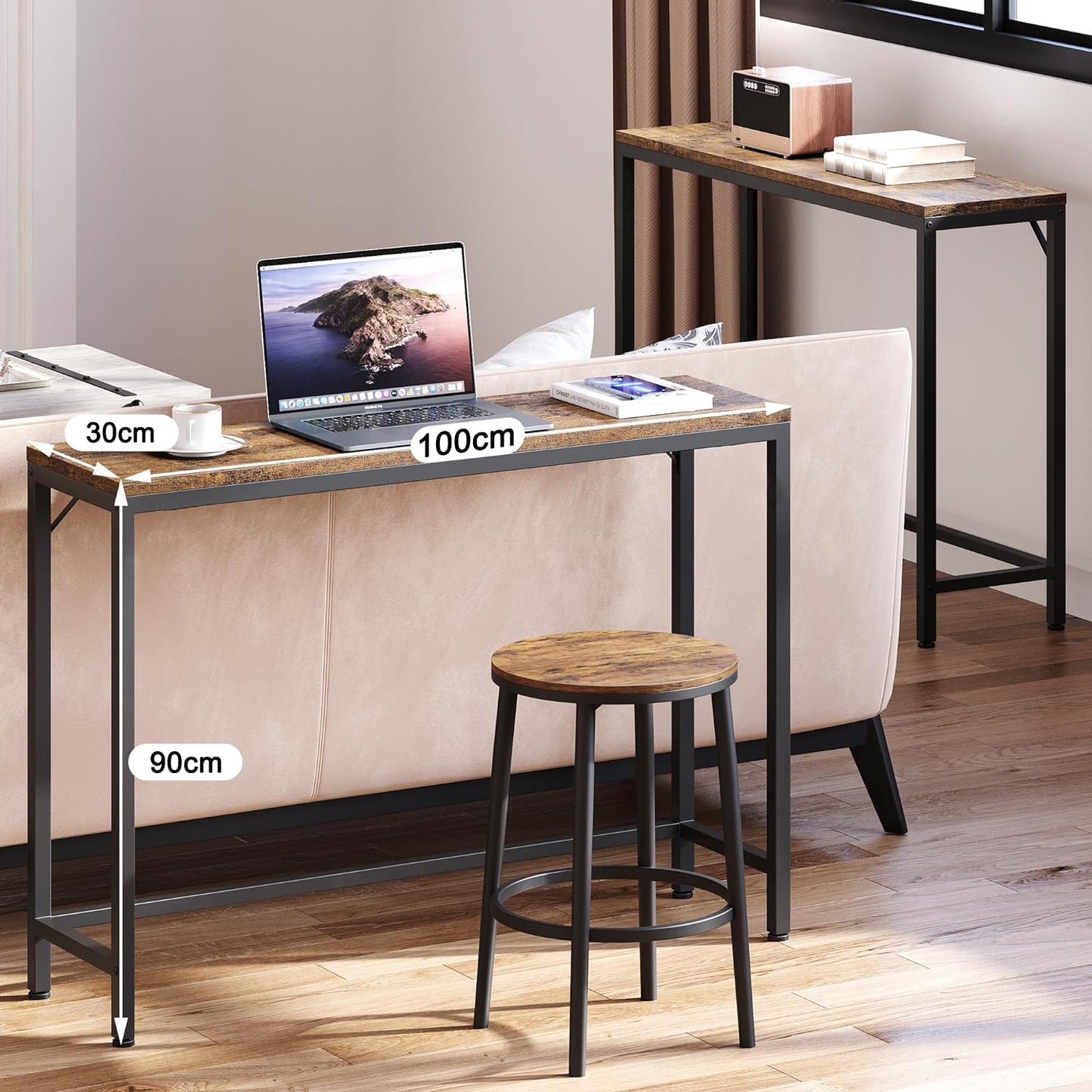 Console Table Simple Sofa Table Home Coffee Corner Display Entryway Table