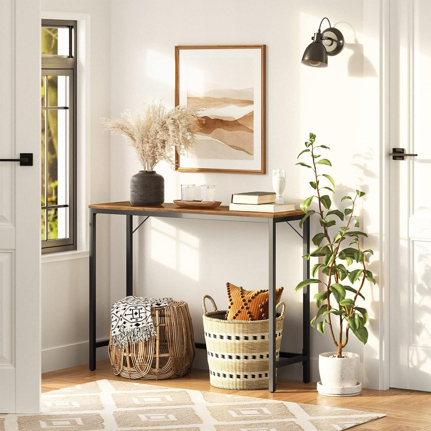 Console Table Simple Sofa Table Home Coffee Corner Display Entryway Table