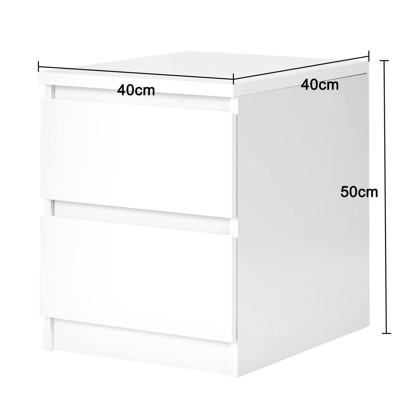 منضدة مع درجين للتخزين