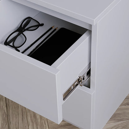 NightStand with 2 Storage Drawers