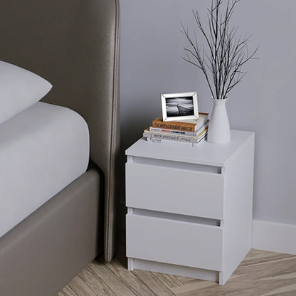 NightStand with 2 Storage Drawers