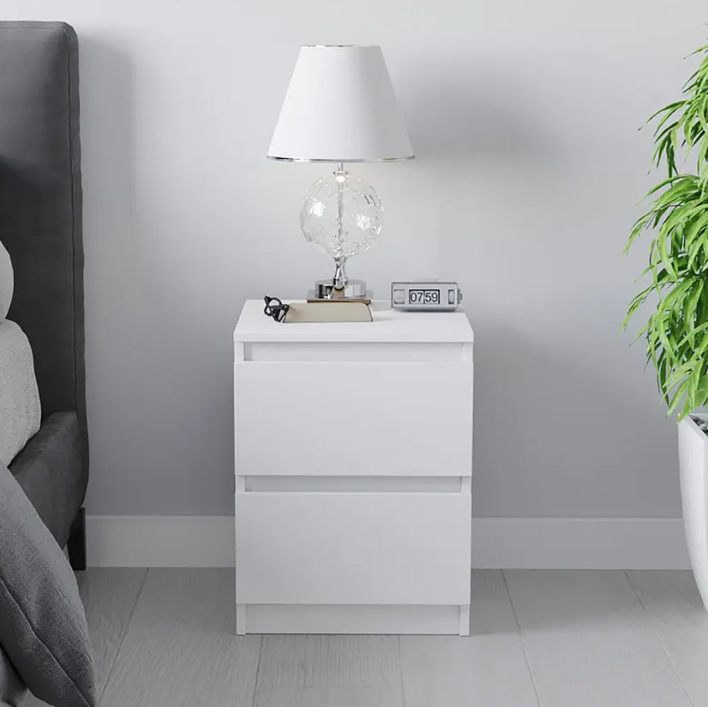 NightStand with 2 Storage Drawers